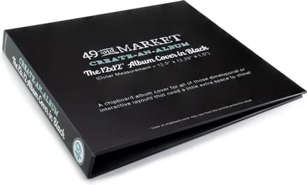 49 And Market - Black Create-An-Album Cover 12"X12"