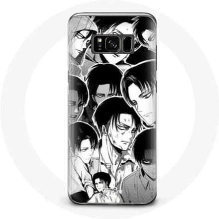 Coque pour Samsung Galaxy S8 Attaque des Titans Manga Levi Ackerman