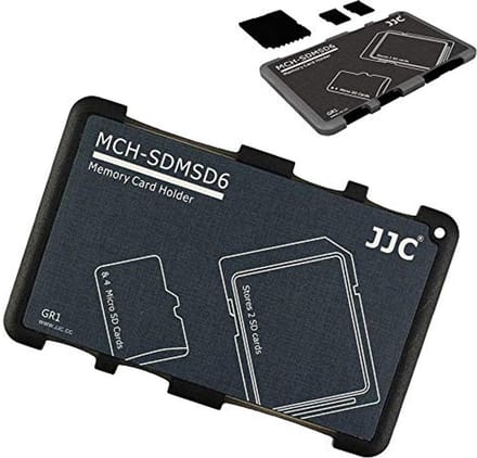 Draagbare Geheugenkaarthouder voor 2 SD-kaarten en 4 Micro SD-kaarten