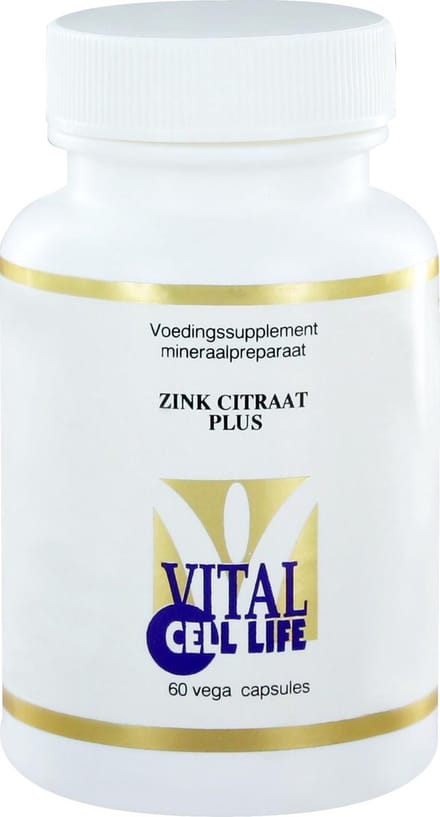Vital Cell Life Zink citraat plus 60 Capsules