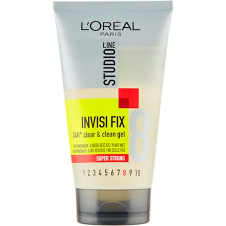 L'Oréal Paris Studio Line Invisi Fix 24h Clear & Clean - Super Sterke Fixatie Haargel - 150 ml