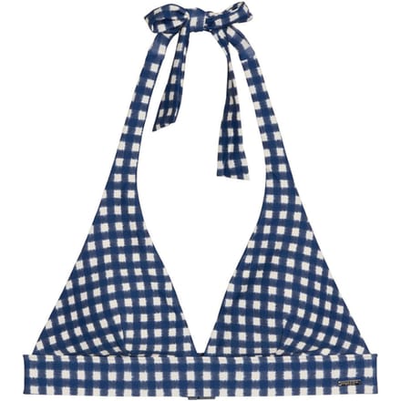 Bikinitop met halter model 'GINGHAM TRIANGLE TOP'