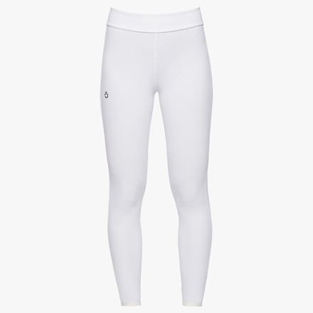 Cavalleria Toscana Kids Meisjes Hoge Taille Phases Legging S Wit