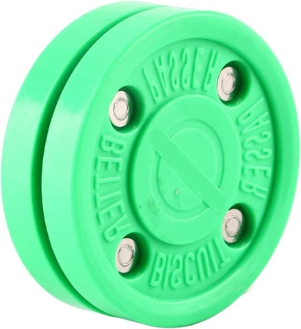 Hockey Pucks - Training Pucks - Sport Training - Schokabsorberend Ontwerp - 7.5 cm Diameter - Groen