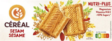 Céréal Koekjes Sesam - 5 x 230 gr - Voordeelverpakking