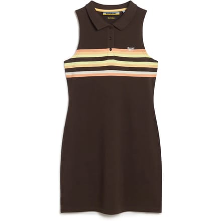 Superdry - Jersey polo mini-jurk - Dames - Jurken
