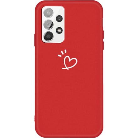 Mocaa Samsung Galaxy A32 5G Love Heart Case Rood