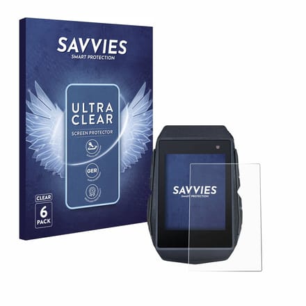 Savvies - Screenprotector voor Sigma ROX 11.1 Evo - Folie Beschermfolie transparant 6 Stuks
