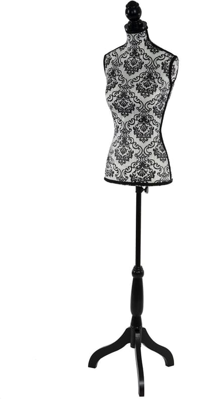 Paspop T220, vrouwelijke paspop torso, schuim ~ Barok