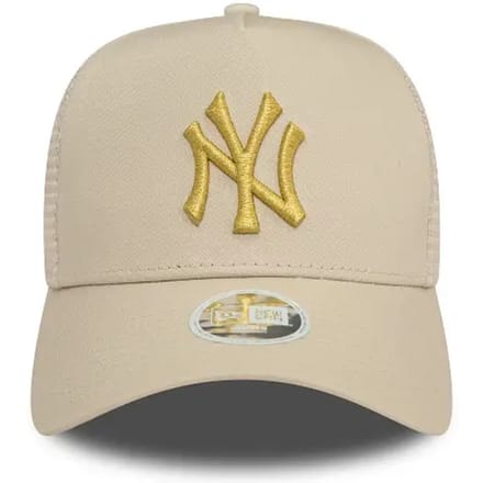 Trucker cap voor dames New York Yankees New Era 9FORTY MLB Metallic