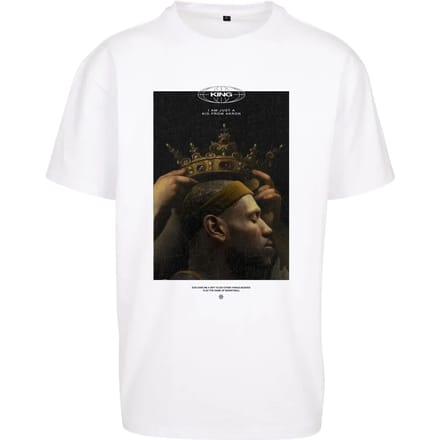 Mister Tee - Kid from Akron Oversize Heren T-shirt - XS - Wit