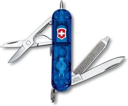 Victorinox Signature Lite Blue Transparant Zakmes 7 functies