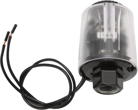 Waterpomp Drukschakelaar - Pompschakelaar Controller - Automatische Waterdruk - Zinklegering Bodem - 3/8in Interface - Zilver