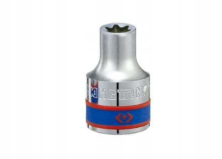 Korte Sterdopzet 1/2" E16 x 37mm Cr-V