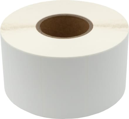 DULA Compatible Zebra Labels 100x60mm - 3000 etiketten per rol - kern 76mm - Wit - Permanent - 1 rol