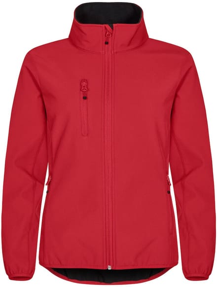 Clique Classic Softshell Jacket Women 0200915 - Rood - 34/XS