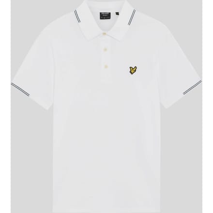 Lyle & Scott - Heren polo - Maat XXL - Mannen - wit -