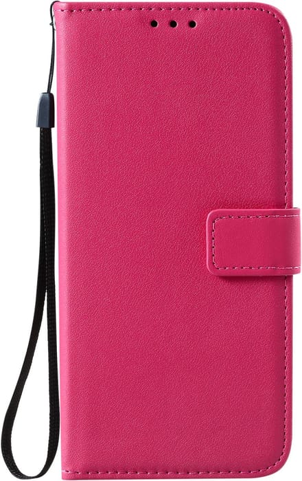 Hoesje geschikt voor iPhone 16e - Bookcase - Pasjeshouder - Portemonnee - Camerabescherming - Kunstleer - Roze