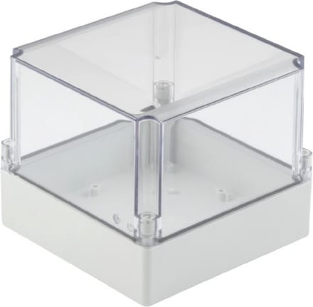 Weidmüller MPC 12/12/12 trsp Universele behuizing 125 x 125 x 125 Polycarbonaat Lichtgrijs, Transparant 1 stuk(s) Single