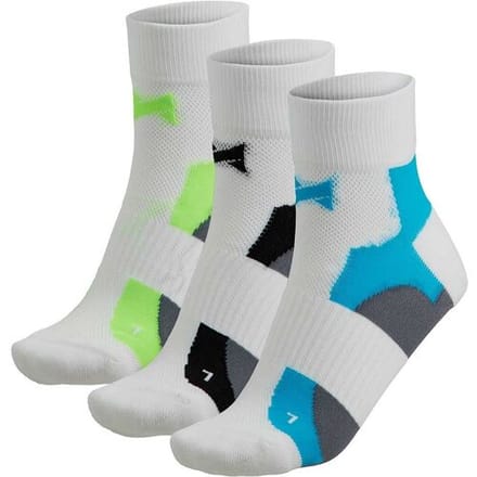 Xtreme Fietssokken Quarter 3-pack Multi White-45/47