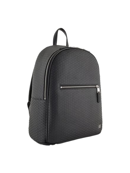 Armani Exchange herenrugzak van gecoat materiaal.