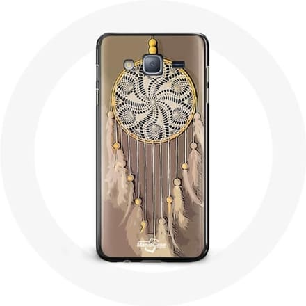Hoesje voor Samsung Galaxy j3 2016 Dromenvanger bruin Droomvanger