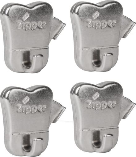 STAS zipper - ophanghaak - schilderijhaken - 4 Stuks