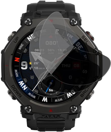 Privacy Screenprotector geschikt voor Amazfit T-rex 3 Pro 48mm - 2x FlexGuard Screen Protector