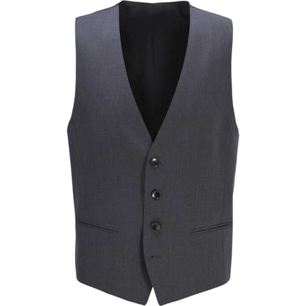 Boss Heren Wilson Virgin Wool Gilet (Donkergrijs)
