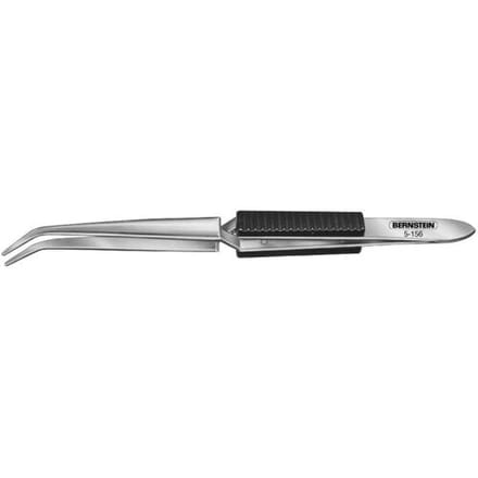 BERNSTEIN Tools for Electronics 5-156 Soldeerpincet Plat-rond, gebogen 160 mm