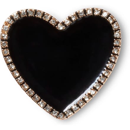 Jibbitz Crocs Heart with Gold line