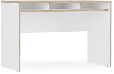 Vicco Tetrix Bureau – 112 x 55 cm met 3 compartimenten Wit