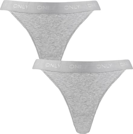 ONLY - ONLCOOL COTTON THONG 2-PACK ACC - Meisjes - Slips