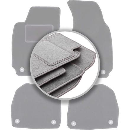 Automatten asgrijs voor: Skoda Superb I sedan (2001-2008)
