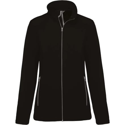Kariban 2-laagse damessoftshelljas K425 - Black - S
