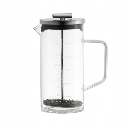 Ambition Griffin Koffiezetter - 1L Glazen Cafetière met RVS Filter