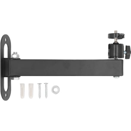 Support mural pour projecteur pliable universel 1/4 interface angle réglable forte capacité de charge 20 cm gray