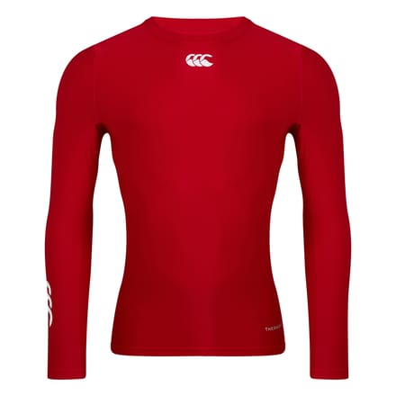 Canterbury Heren Thermoreg Top met lange mouwen (Vlag rood)