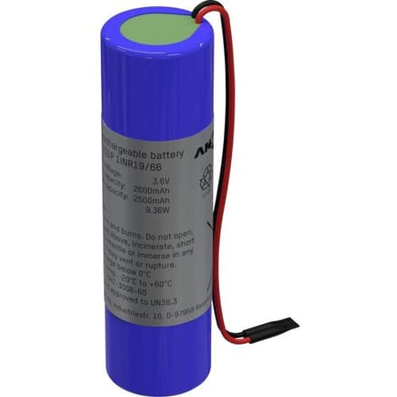 Ansmann Speciale oplaadbare batterij 18650 Kabel Li-ion 3.6 V 2600 mAh 1 stuk(s)