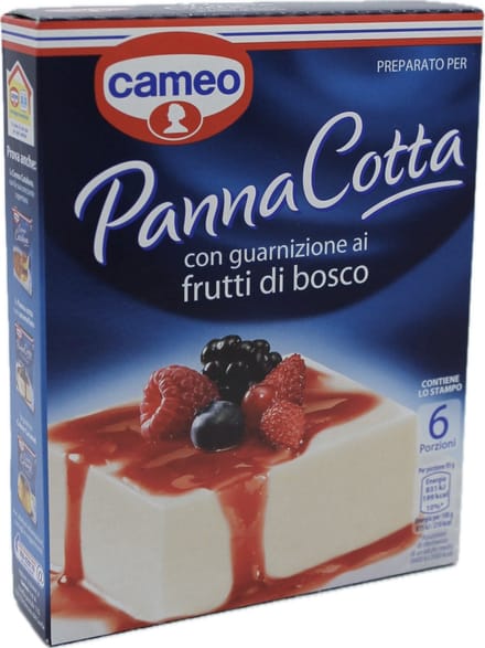 3 stuks Cameo Panna Cotta Ai Frutti di Bosco - Panna Cotta met Bosvruchten Saus