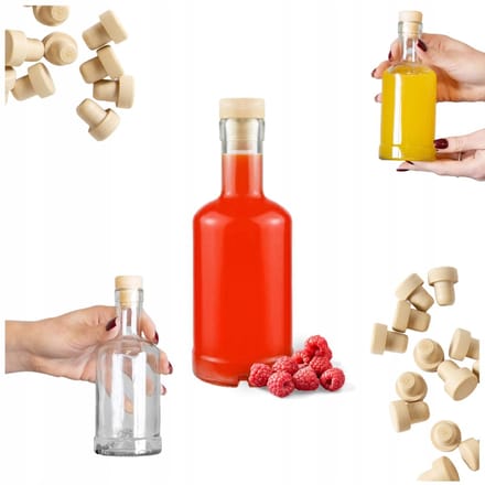 Bimberek Tadek Serie - Glazen Fles - 250ml - Kurkort