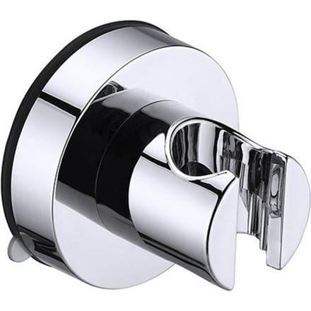 Support de pomme de douche universel mural, ventouse, support de robinet de douche, pulvérisateur à main, Base fixe pour accessoires de salle de bains argenté