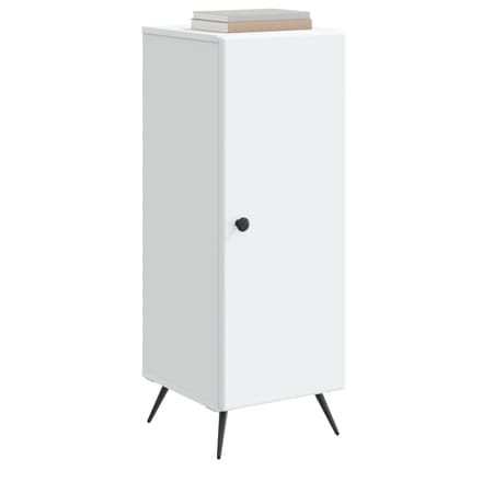 vidaXL - Dressoir - Wit - 33 - x - 34,5 - x - 90 - cm - Bewerkt - hout