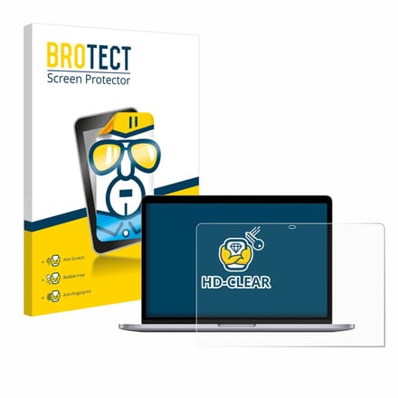 BROTECT - Screenprotector voor Apple MacBook Pro 13" M1 2020 - Folie Beschermfolie transparant