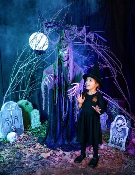 WIDMANN - Spookboom van 2 meter met licht en geluid