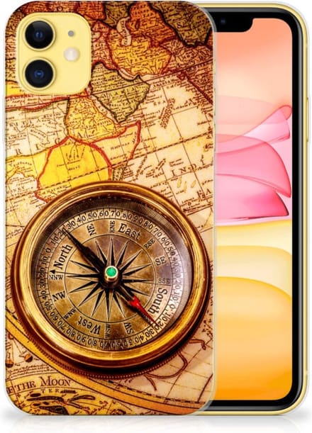 Apple iPhone 11 Siliconen Back Cover Kompas