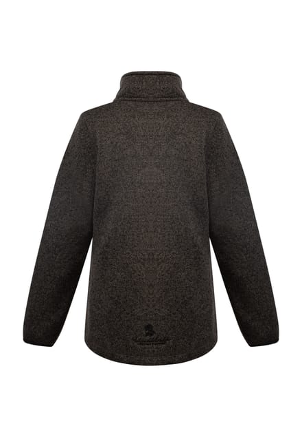 Schmuddelwedda Gebreide fleece jas jonge grijs melange
