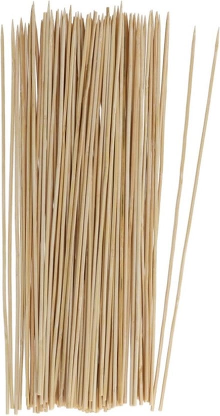 Gerimport Barbecuespiezen 30 Cm Bamboe Naturel 100 Stuks