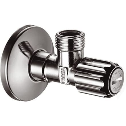 Hansgrohe Hoekstopkraan met Microfilter G 3/8 Aansluiting Chroom