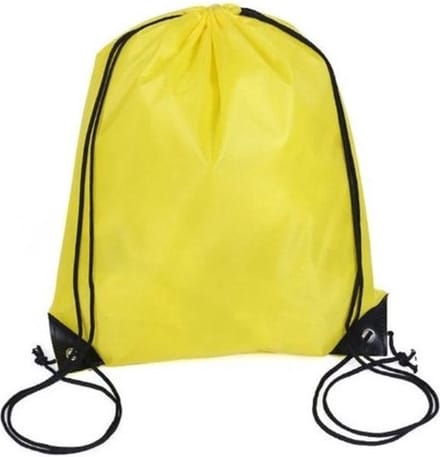 Go Go Gadget - Gymtas - Met Rijgkoord - 12Liter - Geel